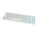 Deltaco Gaming GAM-100-W-DE klaviatuur Mängimine USB + RF Wireless + Bluetooth QWERTZ Saksa keel Val Deltaco Gaming GAM-100-W-DE klaviatuur Mängimine USB + RF Wireless + Bluetooth QWERTZ Saksa keel Val