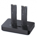 Dokstacija Gembird Desktop dual driveSSD USB Type-C M.2 NVME and Dokstacija Gembird Desktop dual driveSSD USB Type-C M.2 NVME and