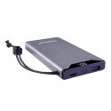 Intenso 7332034 nešiojamasis įkroviklis Ličio polimeras (LiPo) 10000 mAh Pilka Intenso 7332034 nešiojamasis įkroviklis Ličio polimeras (LiPo) 10000 mAh Pilka