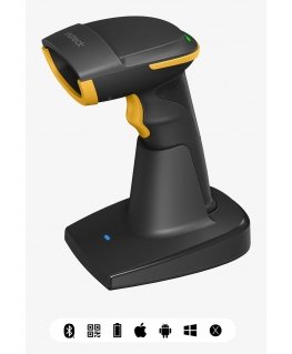 Inateck BCST-54 Handheld bar code reader 1D/2D CMOS Black, Yellow