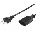 PremiumCord Kabel síťový prodlužovací dvojvidlice 230V 2m PremiumCord Kabel síťový prodlužovací dvojvidlice 230V 2m
