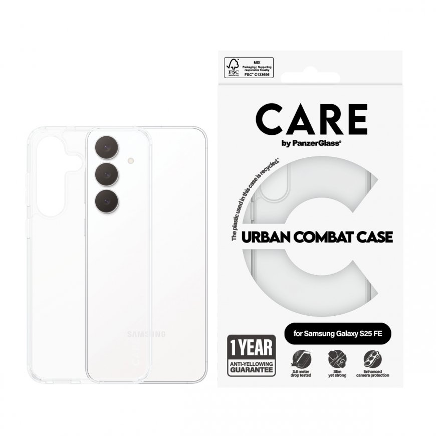 PanzerGlass CARE by ® Flagship Urban Combat Samsung Galaxy S25 FE 5G mobiliojo telefono dėklas Perma – 2