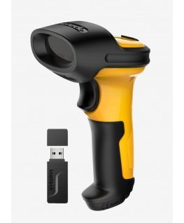 Inateck P6 Handheld bar code reader 1D Laser Black, Yellow