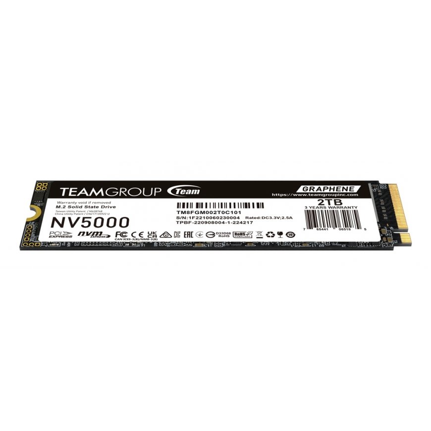 Team Group NV5000 2 TB M.2 PCI Express 4.0 NVMe 3D NAND – 2