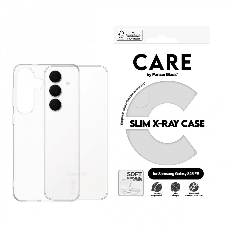 PanzerGlass CARE by ® Fashionable Case Transparent X-Ray Soft Basic Samsung Galaxy S25 FE 5G mobile – 2