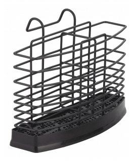 Rosberg 55R53003DB cutlery holder, 20.7×9.5×15.2 cm, Black