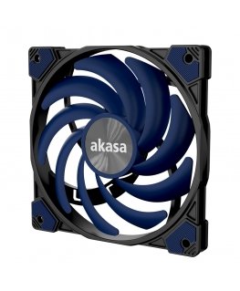 Akasa Alucia XS12 Корпус компьютера Вентилятор Черный, Синий 1 шт