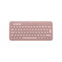 Logitech 920-011853 tastatūra Universāls Bluetooth sistēma QWERTY US International Rožu Logitech 920-011853 tastatūra Universāls Bluetooth sistēma QWERTY US International Rožu