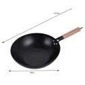 WOK-pann 30 cm, süsinikteras, marmorkattega mittenakkuv pind, pu WOK-pann 30 cm, süsinikteras, marmorkattega mittenakkuv pind, pu