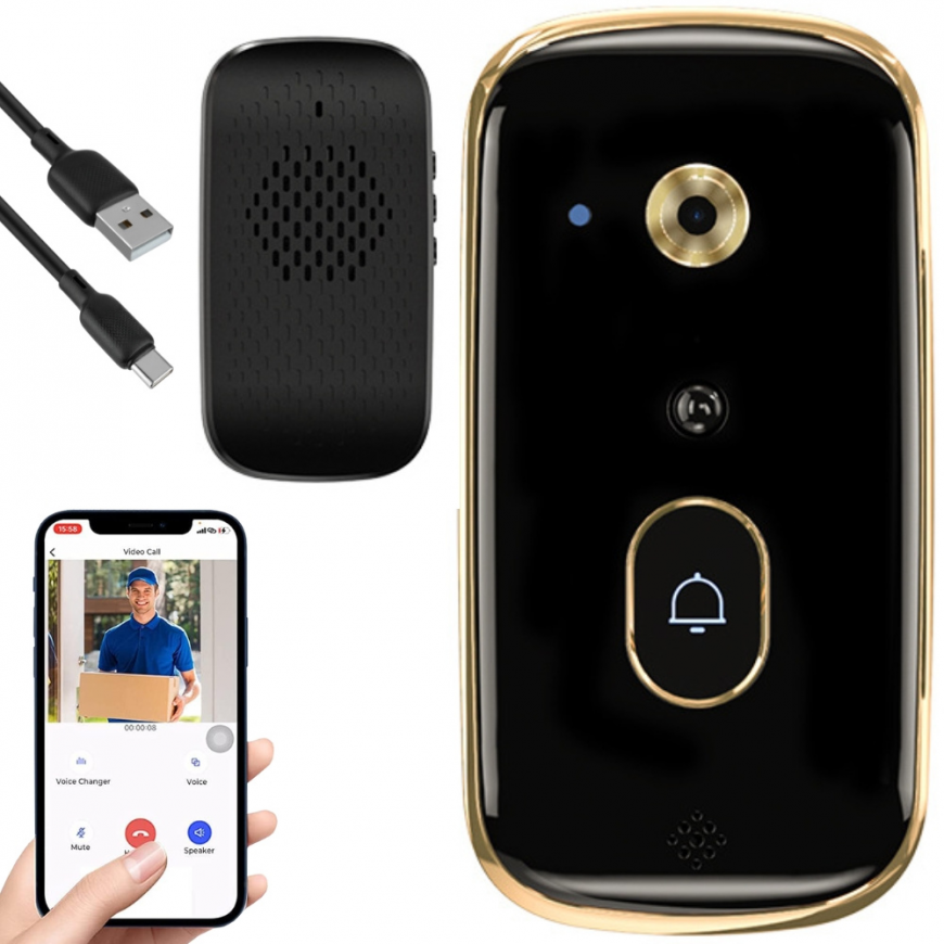 Goodbuy X10 nutikas uksekell jälgimisega | liikumistuvastus | in – 4