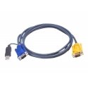 ATEN 2L-5202UP KVM kabelis Juoda 1,8 m ATEN 2L-5202UP KVM kabelis Juoda 1,8 m