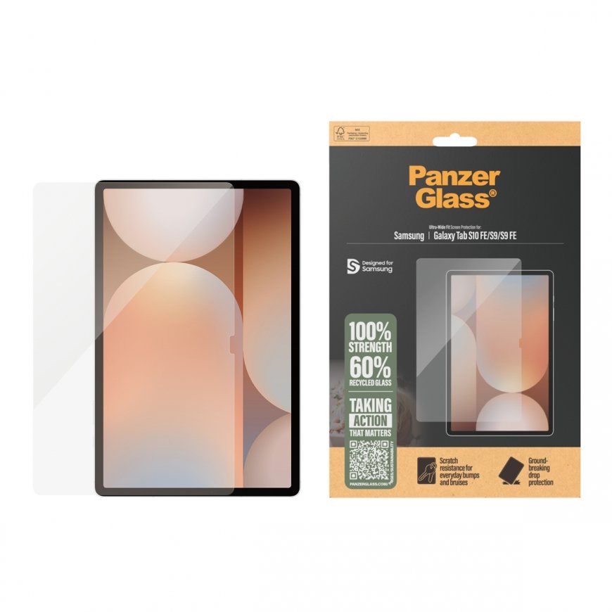 PanzerGlass ® Screen Protector Samsung Galaxy Tab S10 FE | S9 | S9 FE | Ultra-Wide Fit – 2