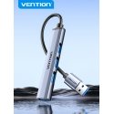Vention CKOHB sąsajos šakotuvas USB 3.2 Gen 1 (3.1 Gen 1) Type-A 5000 Mbit/ai Pilka Vention CKOHB sąsajos šakotuvas USB 3.2 Gen 1 (3.1 Gen 1) Type-A 5000 Mbit/ai Pilka