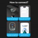 Vention 3-Port USB (C + A + A) Car Charger with FM Transmitter (30W/18W/5W) Black ABS Type
