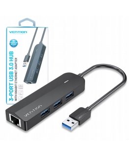 Vention 5-in-1 Hub USB 3.0 with Gigabit Ethernet Adapter