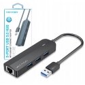 Hub 5in1 Vention USB 3.0 Gigabit Ethernet -adapterilla Hub 5in1 Vention USB 3.0 Gigabit Ethernet -adapterilla