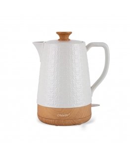 Maestro MR-076 vedenkeitin 1,8 L 1800 W Valkoinen, Puu