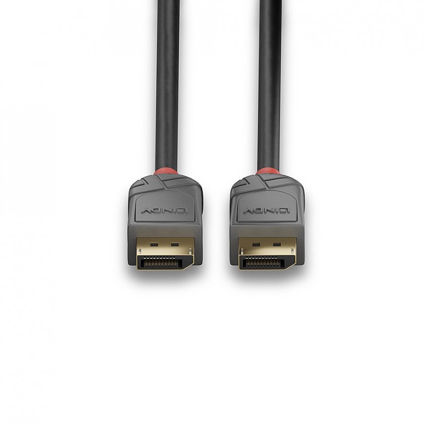 Lindy 36481 DisplayPort-kaabel 1 m Must, Hall – 4
