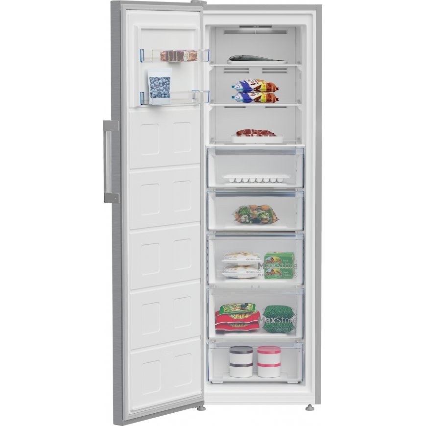 Beko B3RMFNE314XB freezer Upright freezer Freestanding 286 L E Stainless steel – 3