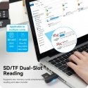 Vention 2-in-1 USB 3.0 A Card Reader(SD+TF) Black Dual Drive Letter Vention 2-in-1 USB 3.0 A Card Reader(SD+TF) Black Dual Drive Letter