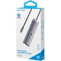 Vention 8-in-1 USB-C Dokkiasasema 4K 60Hz 100W PD 0,15m Vention 8-in-1 USB-C Dokkiasasema 4K 60Hz 100W PD 0,15m