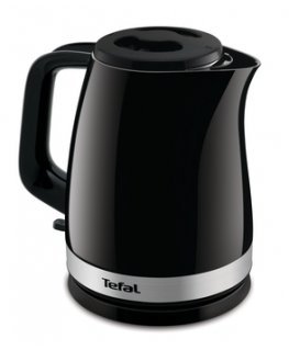 Tefal Delfini Vision KO150F30 elektriskās tējkanna 1,5 L 2400 W Melns, Nerūsējošs tērauds