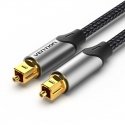 Vention BAVHI audio kabelis 3 m Toslink Alumīnijs, Pelēks Vention BAVHI audio kabelis 3 m Toslink Alumīnijs, Pelēks