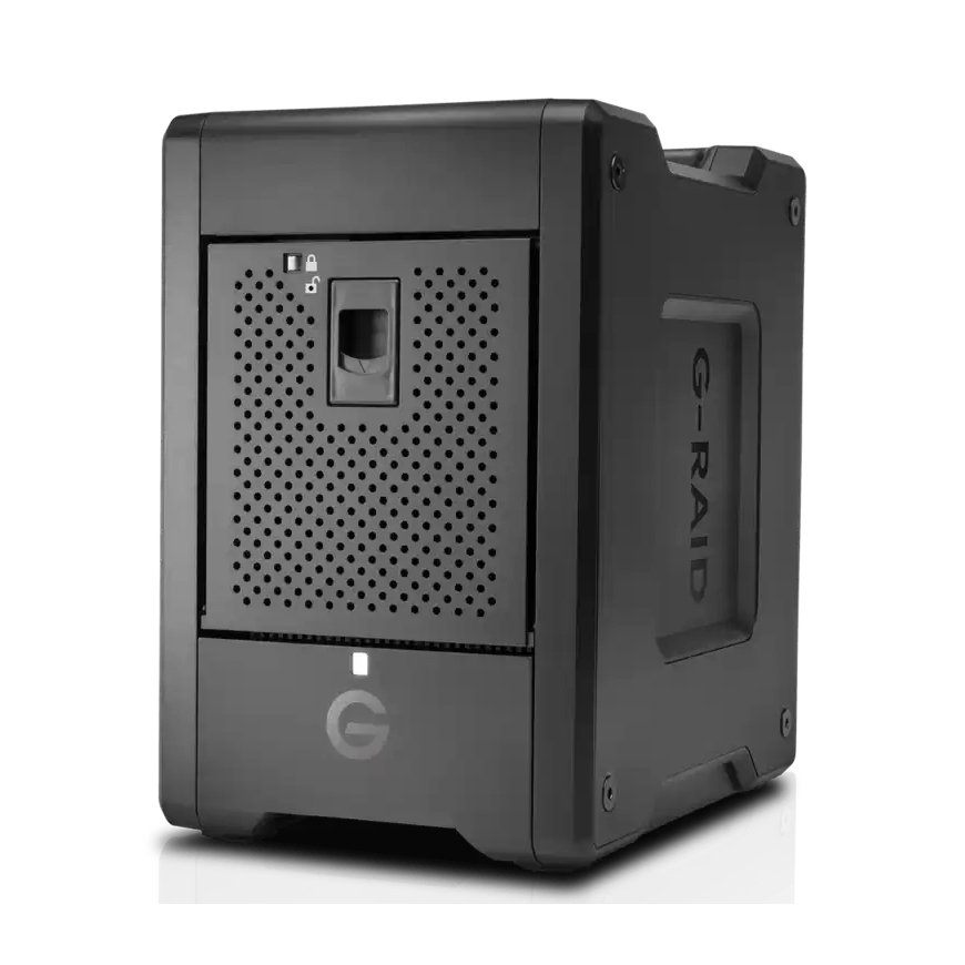 SanDisk G-RAID SHUTTLE 4 levyjärjestelmä 48 TB Työpöytä musta