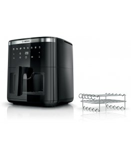 Bosch Serie 6 MAF671B1 taukvāres katls Viens 7,2 L Atsevišķs 1800 W Karstā gaisa fritētājs Melns