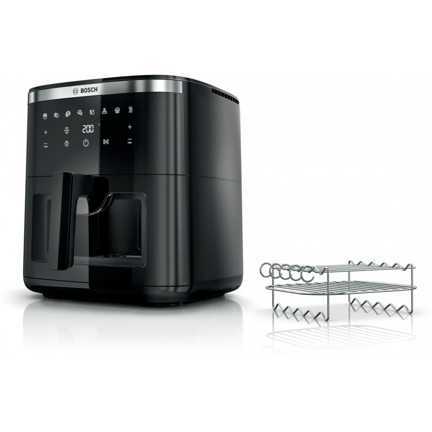 Bosch Serie 6 MAF671B1 rasvakeitin Yksi 7,2 L Erillinen 1800 W Kuumakiertoilmakypsennin musta