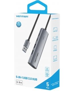 5-in-1 USB-A 3.0 Hub Vention 0.15 m