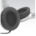 Koss UR/10 Headphones Wired Head-band Music Black, Silver
