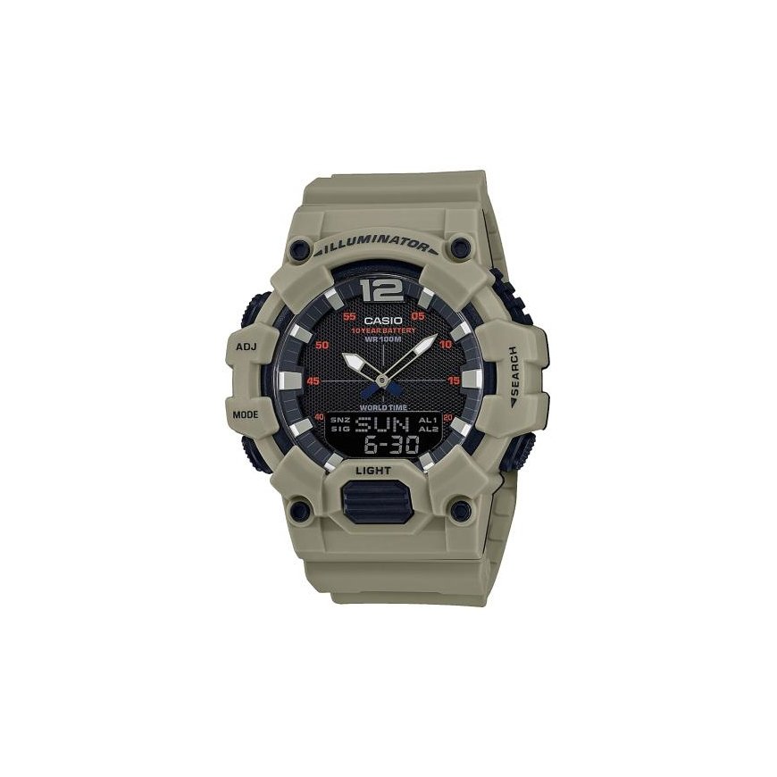 Casio HDC-700-3A3VEF rannekello Mies Kvartsi Oliivi