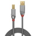 Lindy 36643 USB kabelis USB 2.0 3 m USB A USB B Pilka