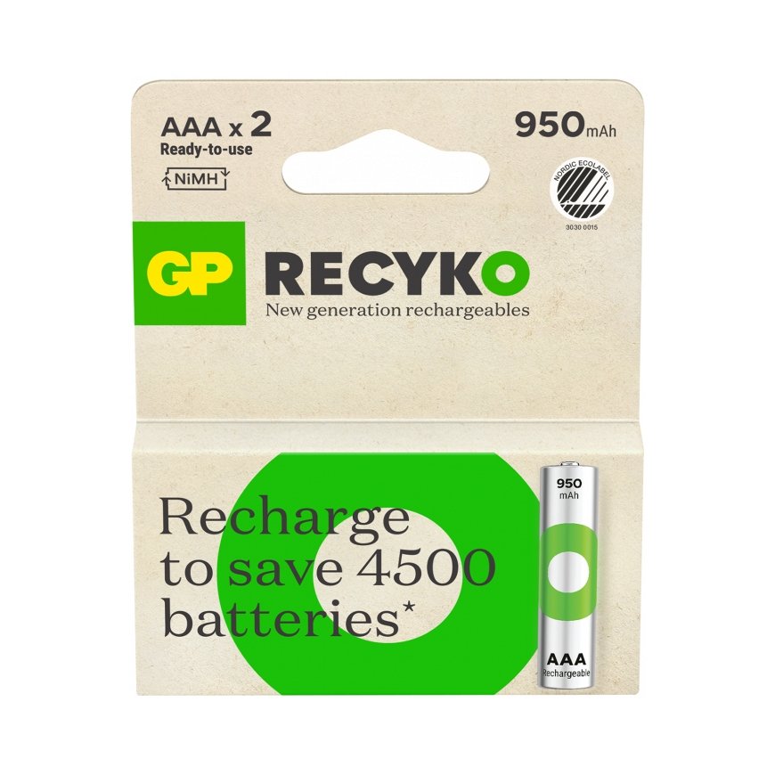 GP Batteries 201241 household battery Rechargeable battery AAA Nickel-Metal Hydride (NiMH) – 2