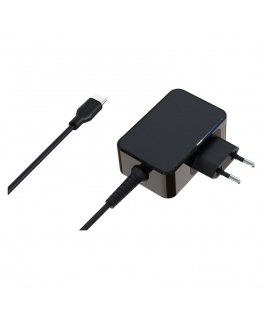 LC-Power LC-NB-GAN-45-C mobiliojo įrenginio kroviklis Knyginis kompiuteris Juoda AC Vidaus