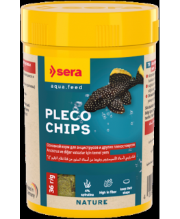 Barība plānu čipsu veidā samiem - Sera Pleco Chips 100 ml (36g)