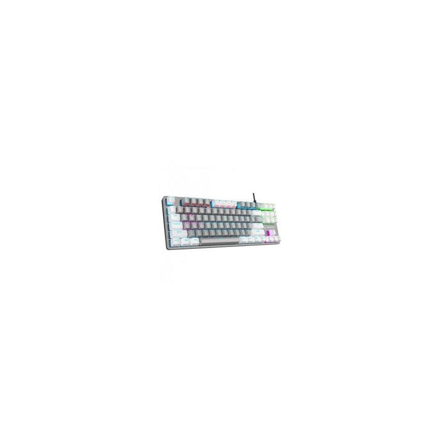 Zila Rampage Klaviatūra spēlēm mehāniska Snug RGB KRGD Zila pelēkbalta