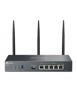TP-Link Omada ER706W juhtmevaba ruuter Gigabit Ethernet Kaks sagedusala (2,4 GHz / 5 GHz) Must