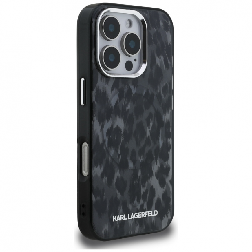 Case Karl Lagerfeld IML Leopard Pattern MagSafe for iPhone 16 P – 4