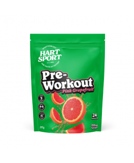 Hart-Sport Pre-Workout Drink, Pink Grapefruit, 250 g