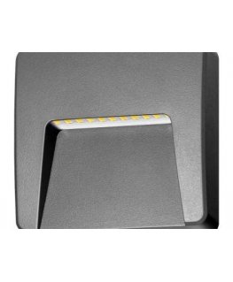 Orno SLIGO LED 3W, lauko šviestuvas, 240lm, IP65, 4000K, kvadratinis, sujungimo taškas
