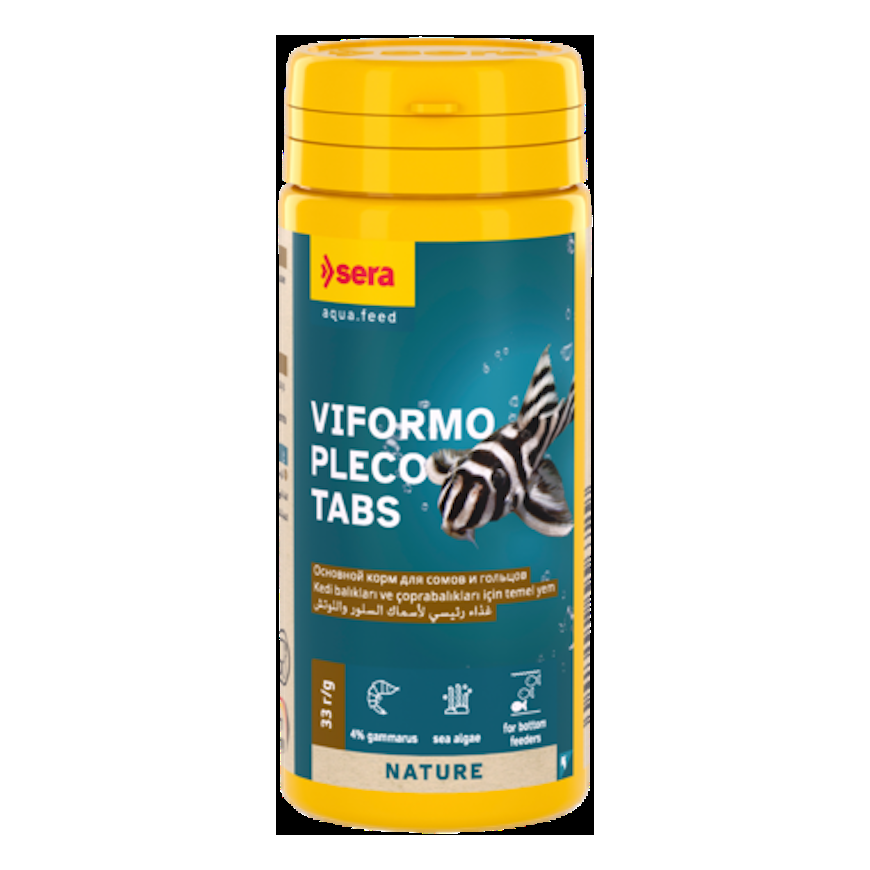 Barība tabletēs samiem - Sera Viformo Pleco Tabs 50 ml (33g)
