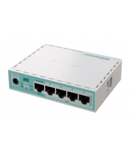 Mikrotik hEX laidinis maršrutizatorius Gigabitinis eternetas Balta