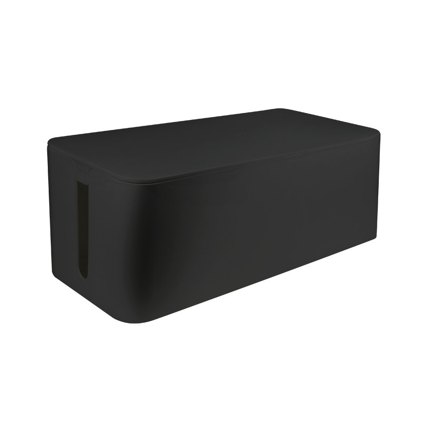 LogiLink KAB0062 kabelių tvarkymo priemonė Kabelių dėžutė Juoda 1 vnt