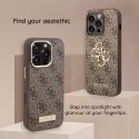 GUESS case for IPHONE 17 Pro, compatible with MagSafe GUHMP17LP4RPSW (4G printed stripes), brown GUESS case for IPHONE 17 Pro, compatible with MagSafe GUHMP17LP4RPSW (4G printed stripes), brown