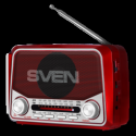 Skaļrunis Sven SRP-150 FM,AM,SW Radio Bluetooth Red Skaļrunis Sven SRP-150 FM,AM,SW Radio Bluetooth Red