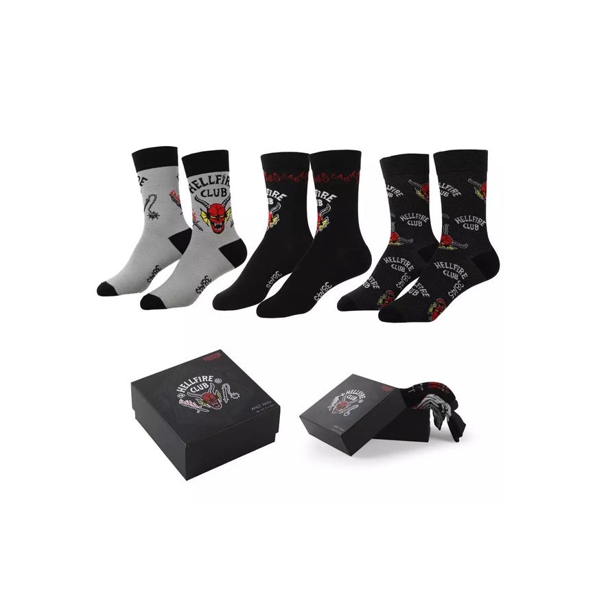 CERDÁ Stranger Things pack of 3 assorted adult socks – 2