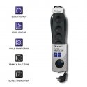 Qoltec 50271 сетевой фильтр Черный 5 розетка(и) 230 V 3 m Qoltec 50271 сетевой фильтр Черный 5 розетка(и) 230 V 3 m
