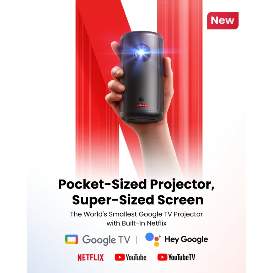 Anker Nebula Capsule 3 Standartinio nuotolio projektorius 200 ANSI lumens DLP 1080p (1920x1080) Juod – 3